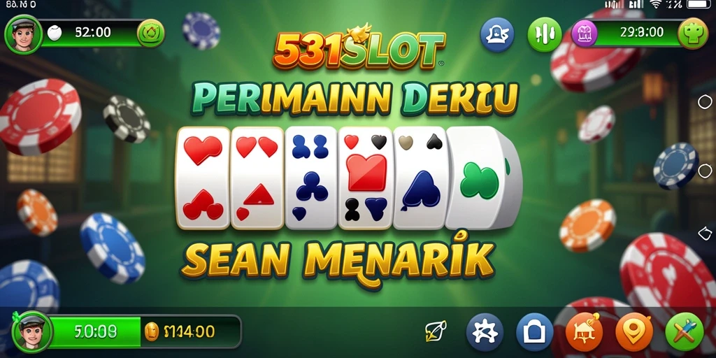 Tampilan gameplay <strong>531SLOT</strong> menampilkan suasana seru permainan Domino.