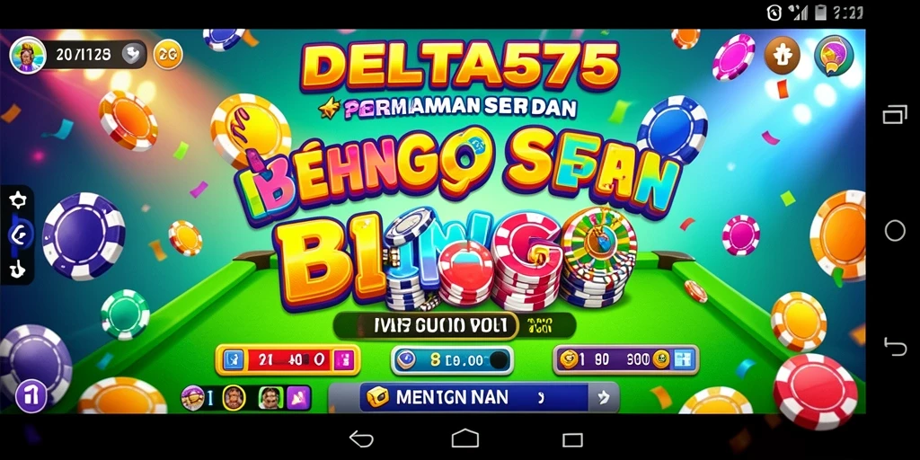 Tampilan gameplay seru dari DELTA575 dalam permainan Bingo.