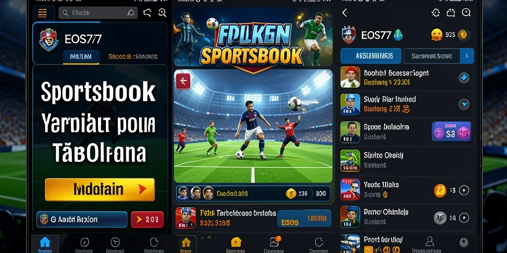 Screenshot gameplay menunjukkan tampilan taruhan olahraga yang menarik di EOS77.