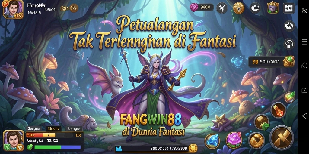 Screenshot gameplay FANGWIN88 yang menunjukkan aksi petualangan seru.
