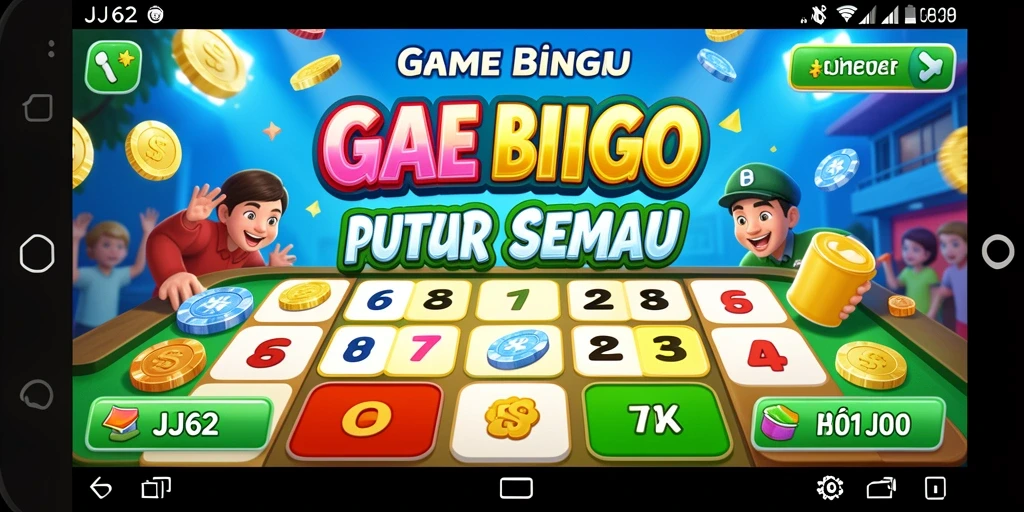 Tampilan gameplay Bingo yang seru dan interaktif.