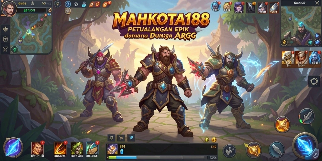 Gameplay seru dan penuh tantangan dalam MAHKOTA188.