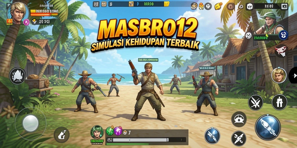 Tampilan gameplay <strong>MASBRO12</strong> yang mengesankan dengan interaksi sosial yang mendalam.