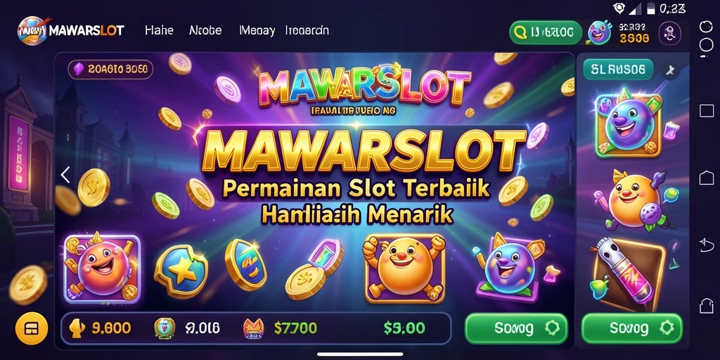 Tampilan gameplay menarik di MAWARSLOT dengan tema beragam.