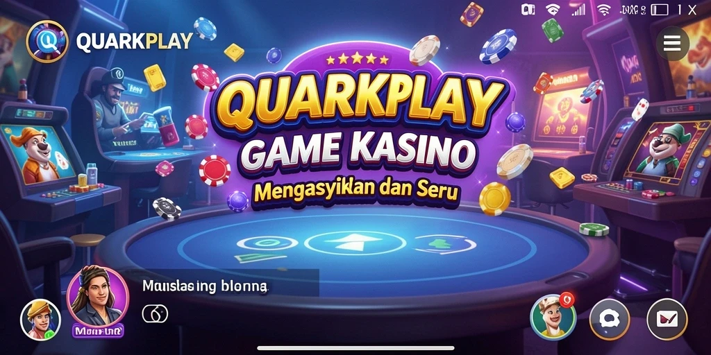 Tampilan mendebarkan dari gameplay Kasino di QUARKPLAY.